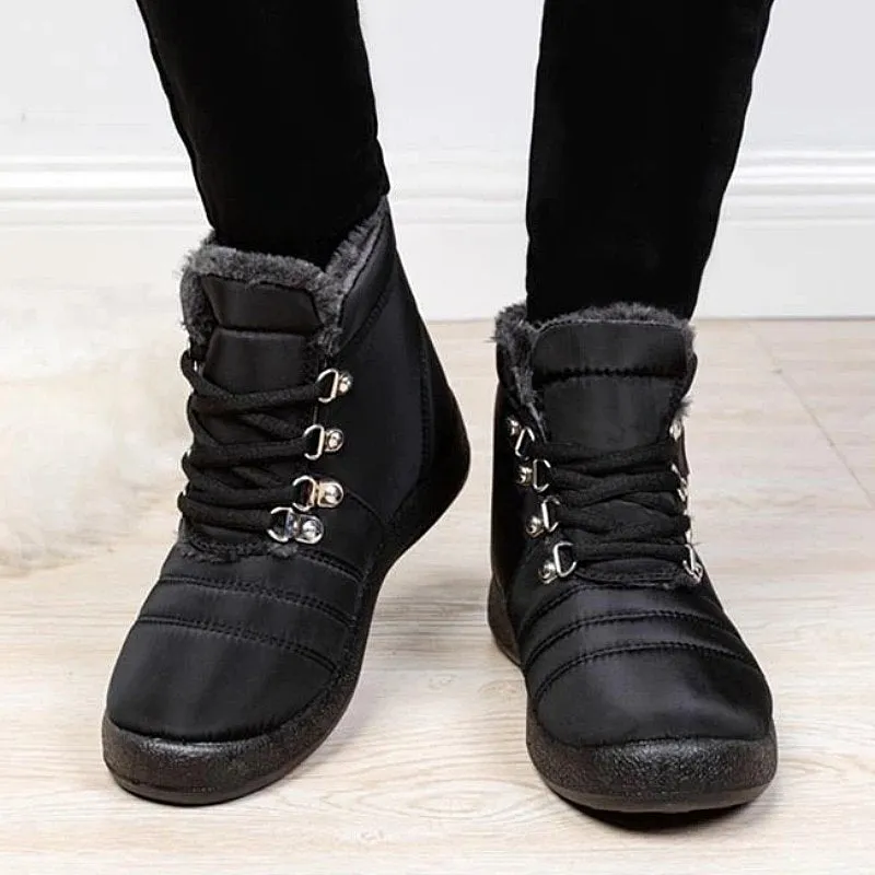 Cuzcare Winter Snow Boots Plush Women Orthopedic Shoes