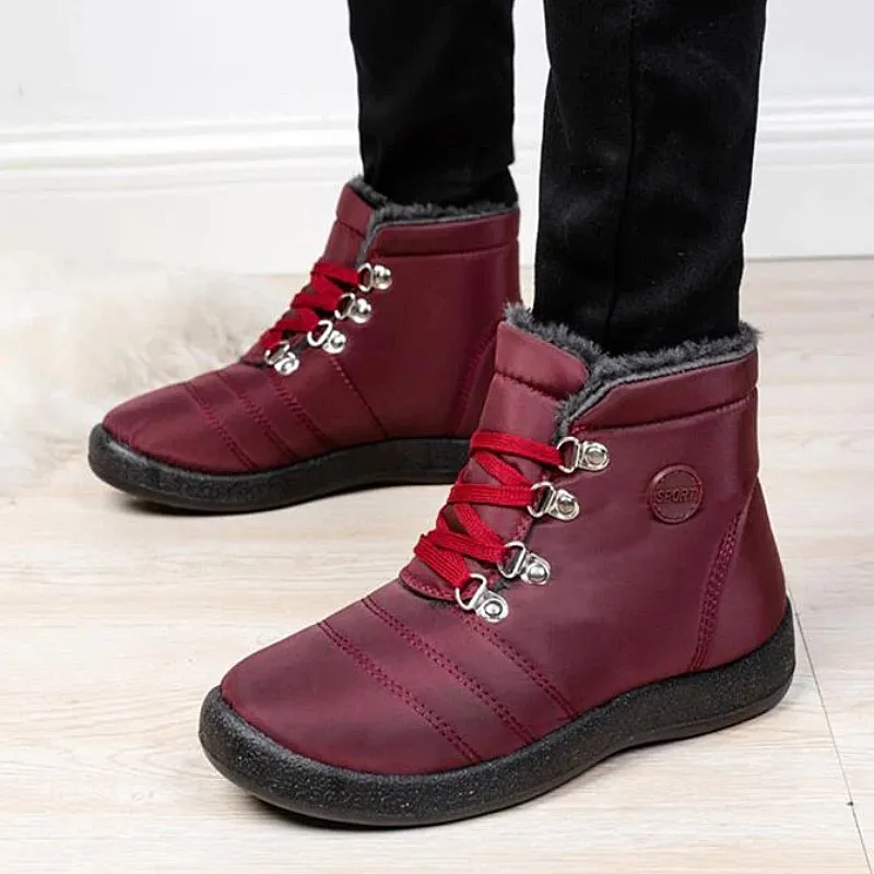 Cuzcare Winter Snow Boots Plush Women Orthopedic Shoes