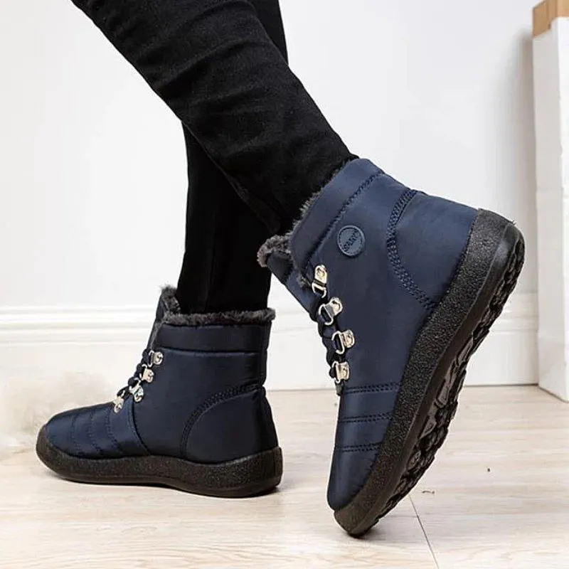 Cuzcare Winter Snow Boots Plush Women Orthopedic Shoes
