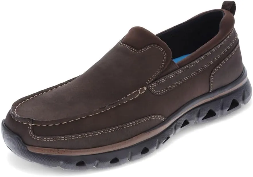 DOCKERS Mens Coban Casual Slip-on Loafer Shoes, Dark Brown, 8 W