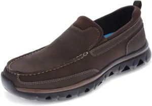 DOCKERS Mens Coban Casual Slip-on Loafer Shoes, Dark Brown, 8 W