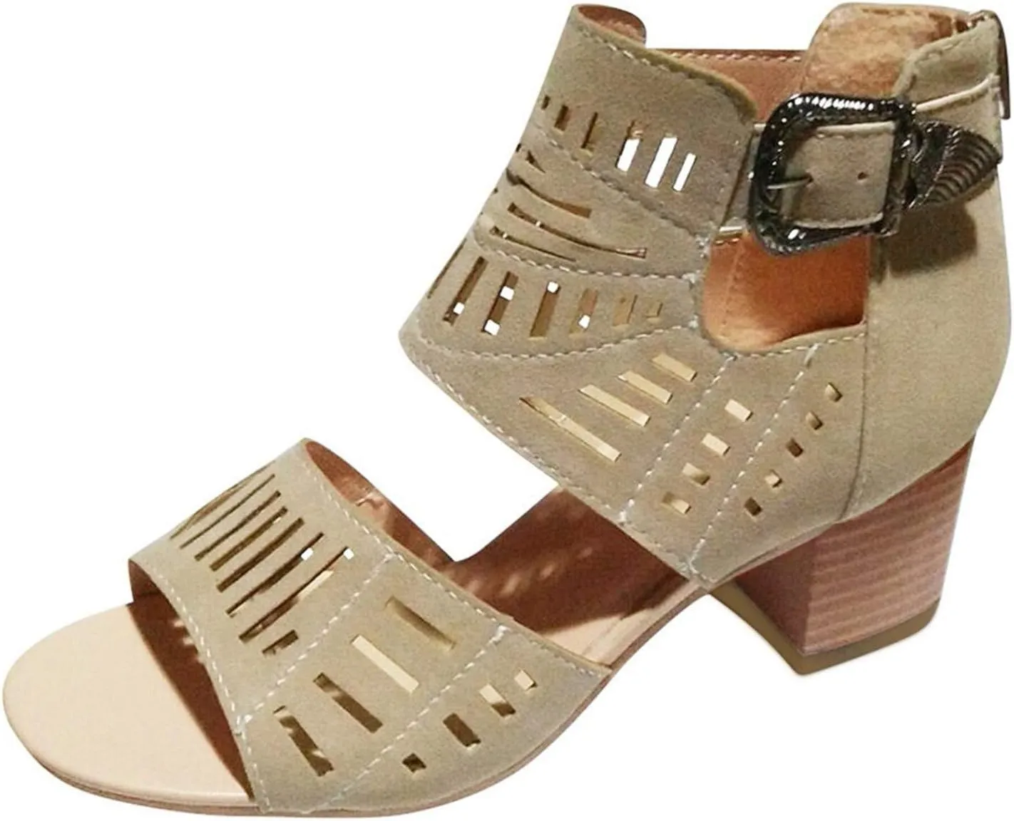 Dress Sandals for Women, Sandals Women Rhinestones Comfy Ankle Sandal Bling Hollow Out Shoes Summer Sandals