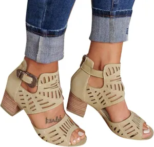 Dress Sandals for Women, Sandals Women Rhinestones Comfy Ankle Sandal Bling Hollow Out Shoes Summer Sandals