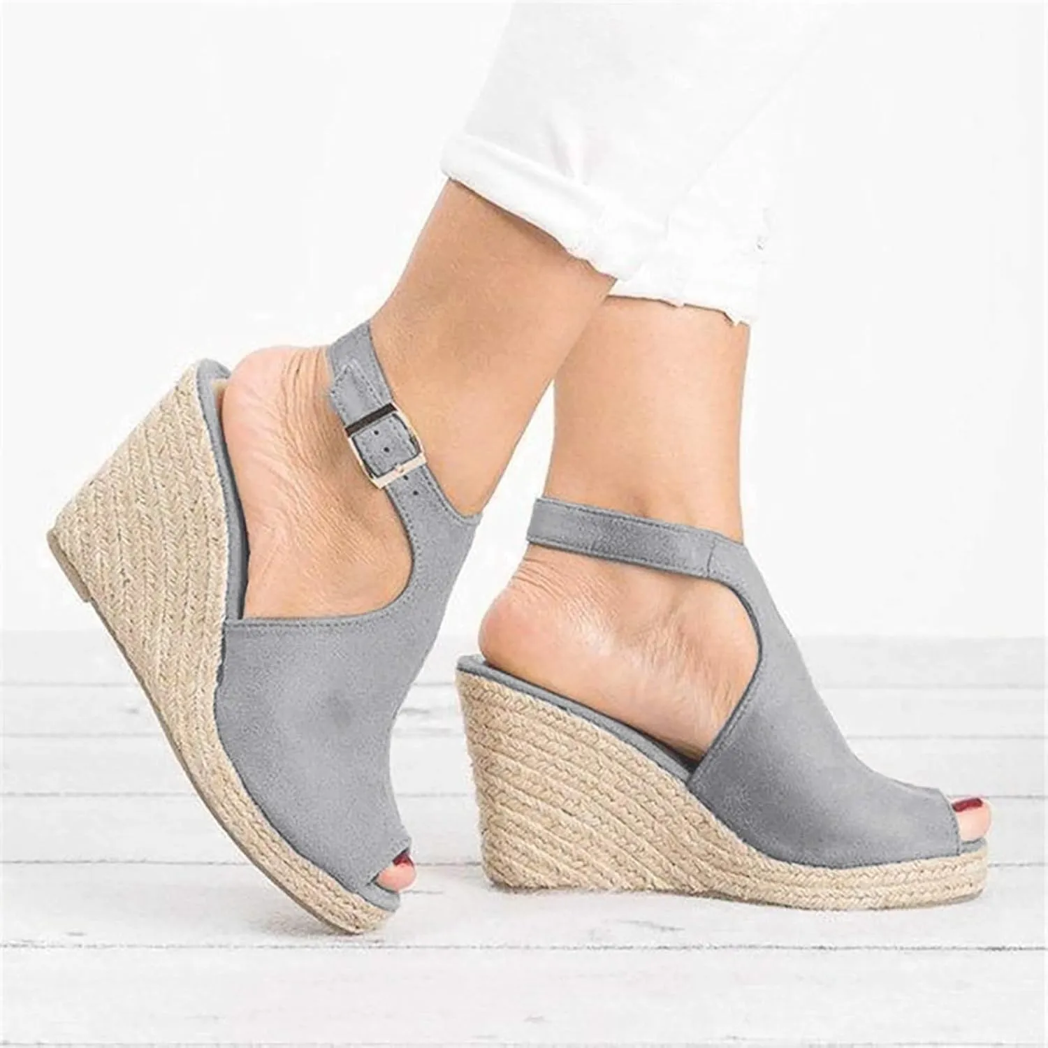 Eduavar Sandals Women Dressy Summer, Sandals for Women Wedge Sandals Ultra-Comfy Breathable Sandals Orthotic Sandals