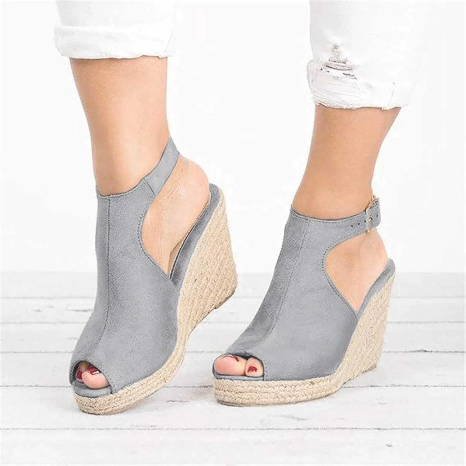Eduavar Sandals Women Dressy Summer, Sandals for Women Wedge Sandals Ultra-Comfy Breathable Sandals Orthotic Sandals