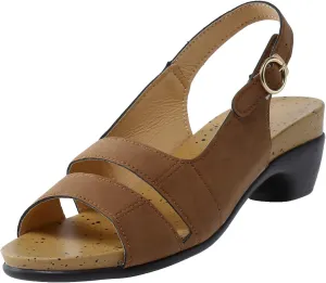 Eduavar Wedge Sandals for Women, Sandals Women Orthopedic Sandals Dressy Open Toe Low Heel Sandals with Ankle Strap