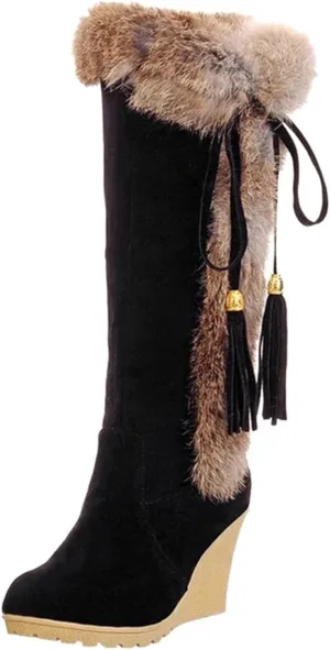 Extra Wide Width Snow Boots for Women Plus Size Womens Ankle Snow Boots Waterproof Insulated Womens Wide Calf Pull on Snow Boots Womens Waterproof Boots Tall Botas De Frio Para Mujer Largas