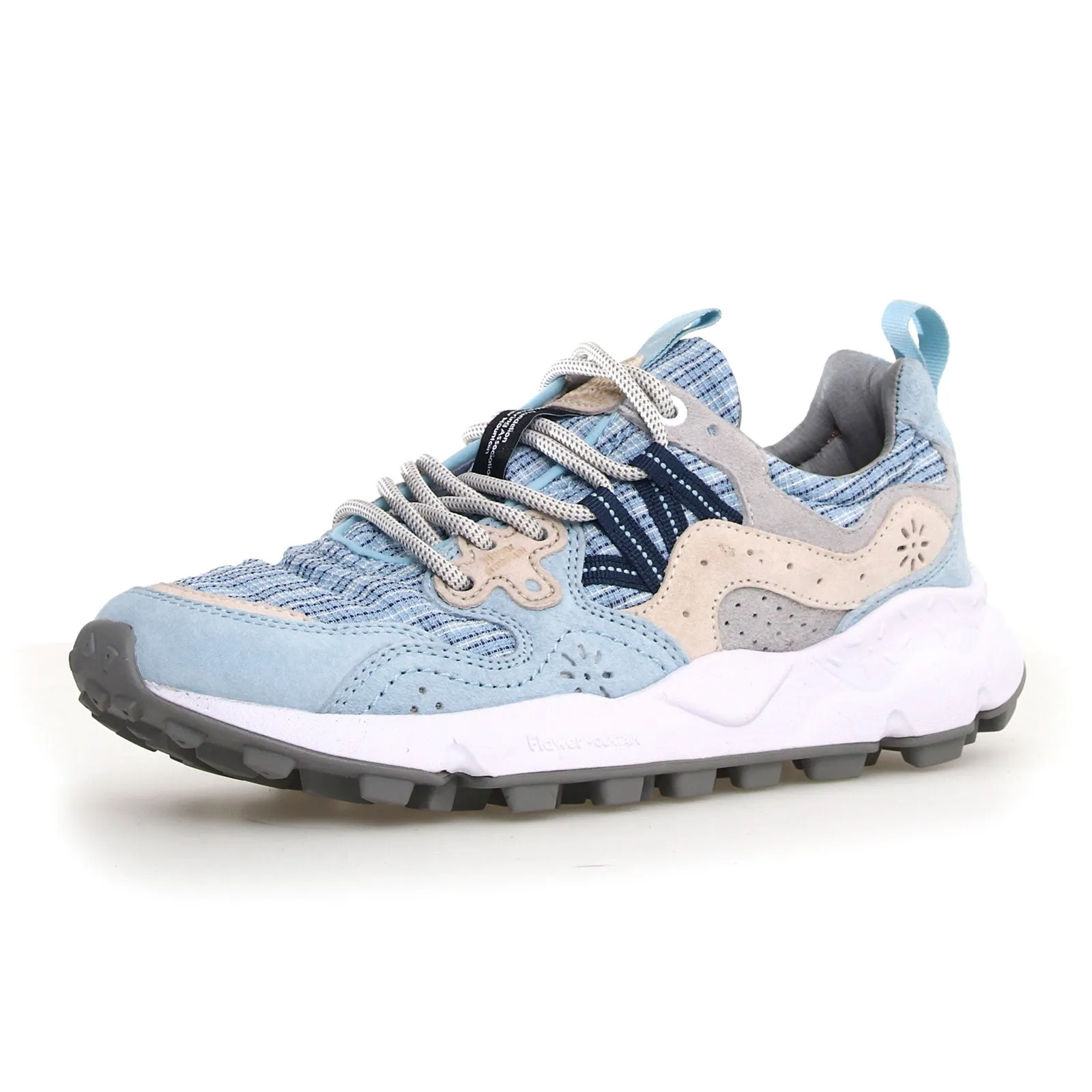 Flower Mountain Yamano 3 Sneaker (Women) - Checked Grey/Blue