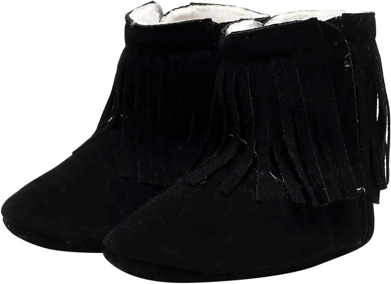 Girls Boots 13 Baby Tassels Shoes Girls First Infant Snow Cotton Warm Boots Soft Plush Walkers Baby Shoes 9mo Shoes