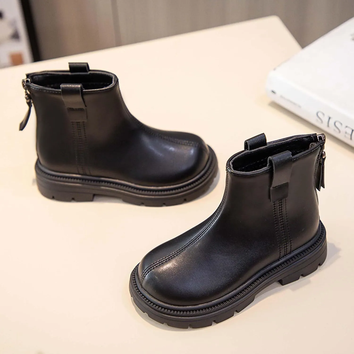 Girls Fashion Casual Boots Classic Combat Boots Comfortable Girls Ankle Boots Outdoor Walking Boots