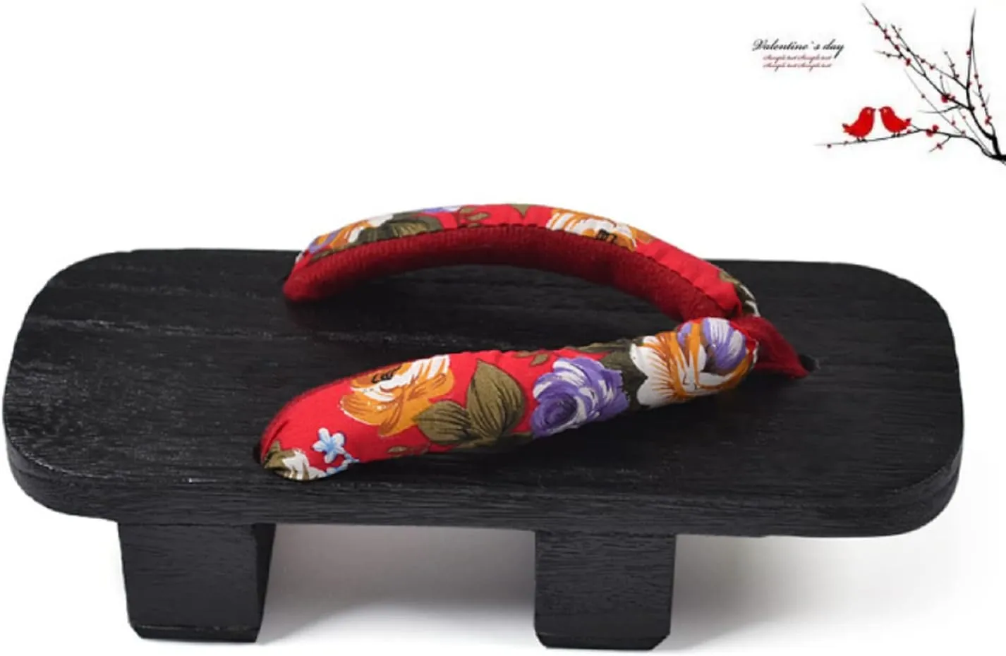 GK-O Japanese Clogs Geta Wooden Flip Flops Retro Sandals Slippers Shoes Kimono Cosplay Costume Shoes