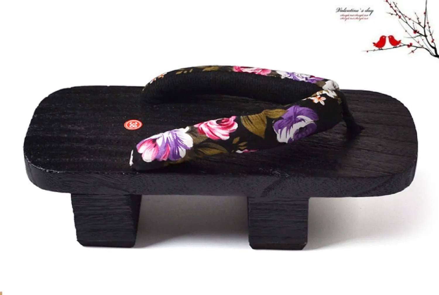 GK-O Japanese Clogs Geta Wooden Flip Flops Retro Sandals Slippers Shoes Kimono Cosplay Costume Shoes