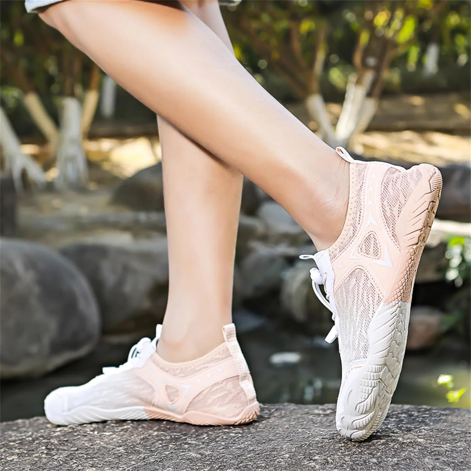 Grounded Footwear for Women, Hike Barefoot Shoes Women, Pool Swim Socks, Comfortable Walking Sneakers Outdoor Hiking Shoes Non Slip Wide Toe Box Athletic Footwear Workout Running Zero Drop Water Shoe