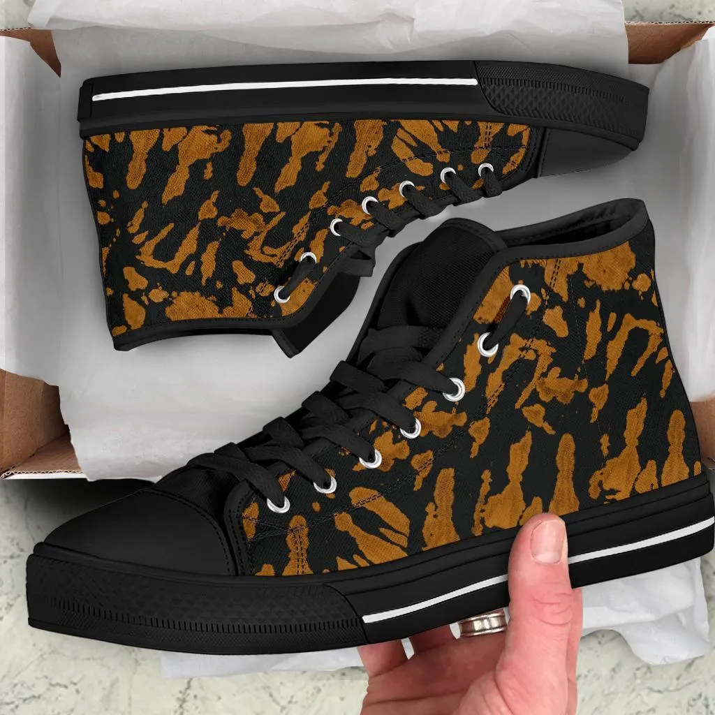 High Top Sneakers - Tie Dye Design #115 | Custom Shoes, Custom Sneakers, Customized Sneakers, Canvas Sneakers, Cool Shoes, Unique Shoes