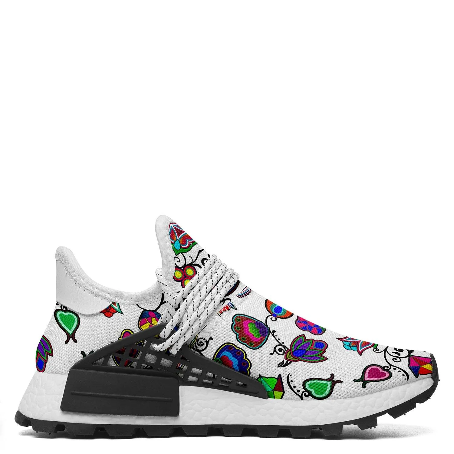 Indigenous Paisley White Okaki Sneakers