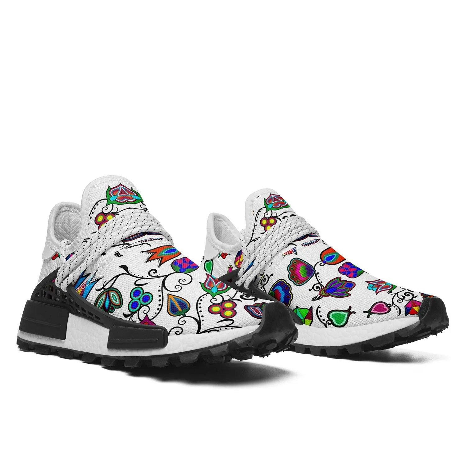 Indigenous Paisley White Okaki Sneakers