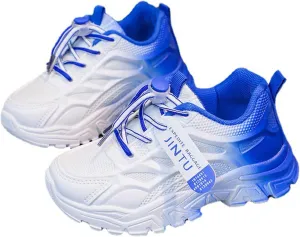 IWIHMIV Kid Tennis Shoes Toddler Boy Sneakers Lightweight Breathable Comfortable Non Slip Sports Shoes