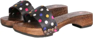 Japanese Style Flip Flops Platform Shoes Sandals with Anti-Slip Soles, Japanese Wooden Clogs Womans Traditional Slippers Geta Wooden Clogs Shoes, Role Playing and Stage Performance Clogs