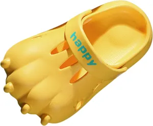 Kid Black Slipper Kids Garden Beach Dinosaur Clogs Summer Cute Indoor Outdoor Shower Boys Slide Slippers
