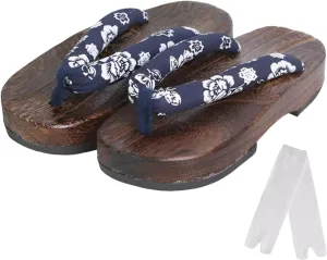 Kids Japanese Traditional Shoes Wooden Sandals Geta Clog nezuko Cosplay Boys Girls Costume