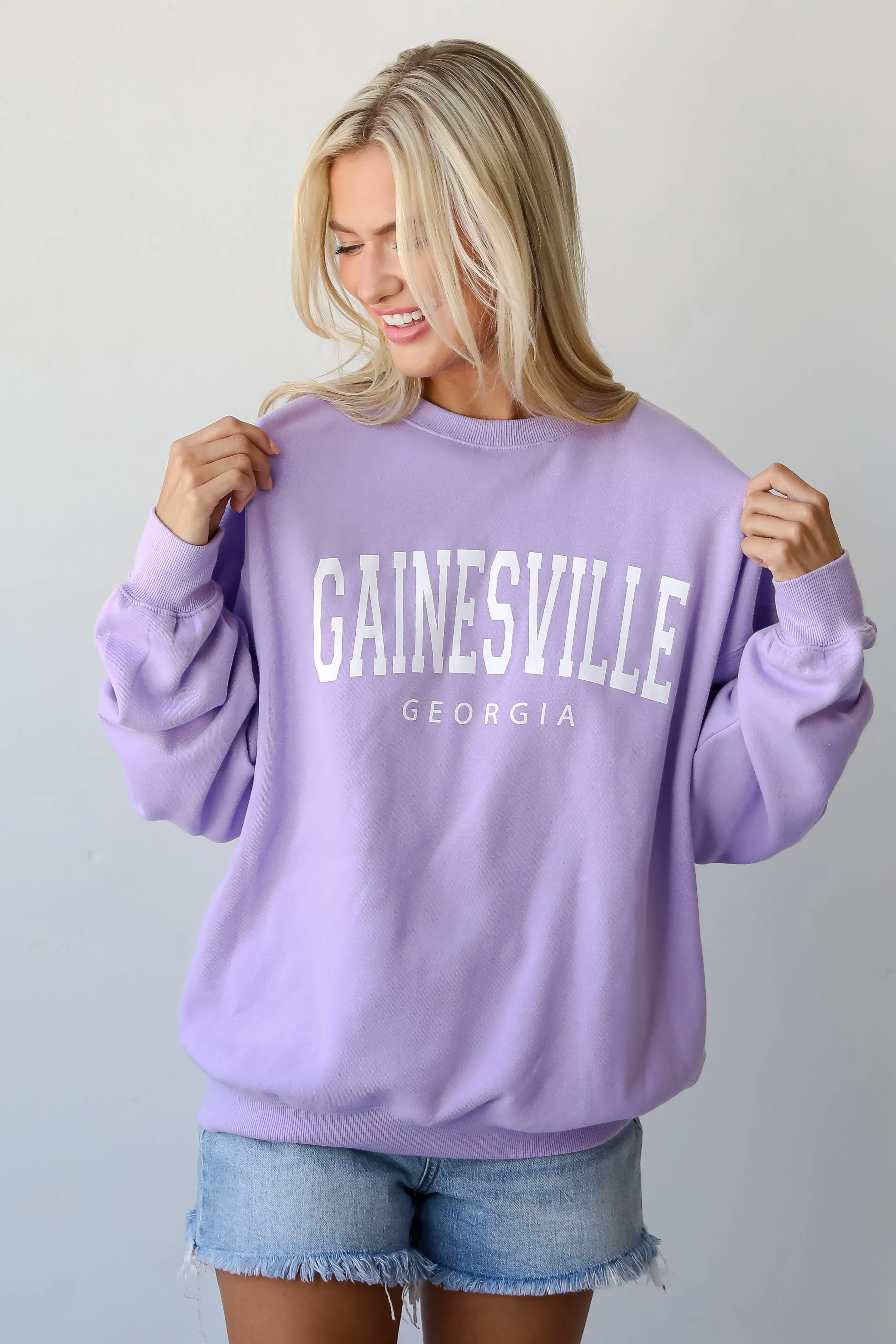 Lavender Gainesville Georgia Sweatshirt