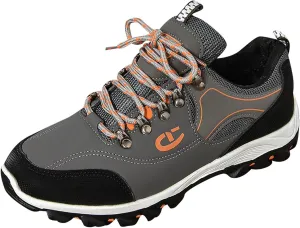 Leisure Summer Sport Shoes Running Shoes Breathable Fashion for Student and Teenagers Mens Classic Leather Sneaker (Grey, 13)
