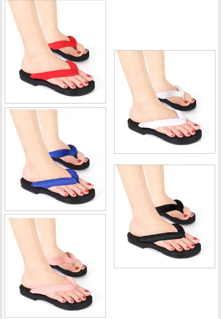 Lightweight Summer Multi-Color Japanese Sandal Clog Wooden Clogs Women Kamado Cosplay Shoes Geta Slippers