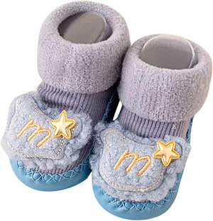 Little Shoes Girls Autumn and Winter Comfortable Baby Toddler Shoes Cute Cartoon Pattern Tennis Baby Boy