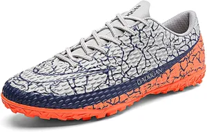 Meidiastra Mens Soccer Cleats Youth Football Boots Turf Shoes Athletic Outdoor Sneaker Shoes