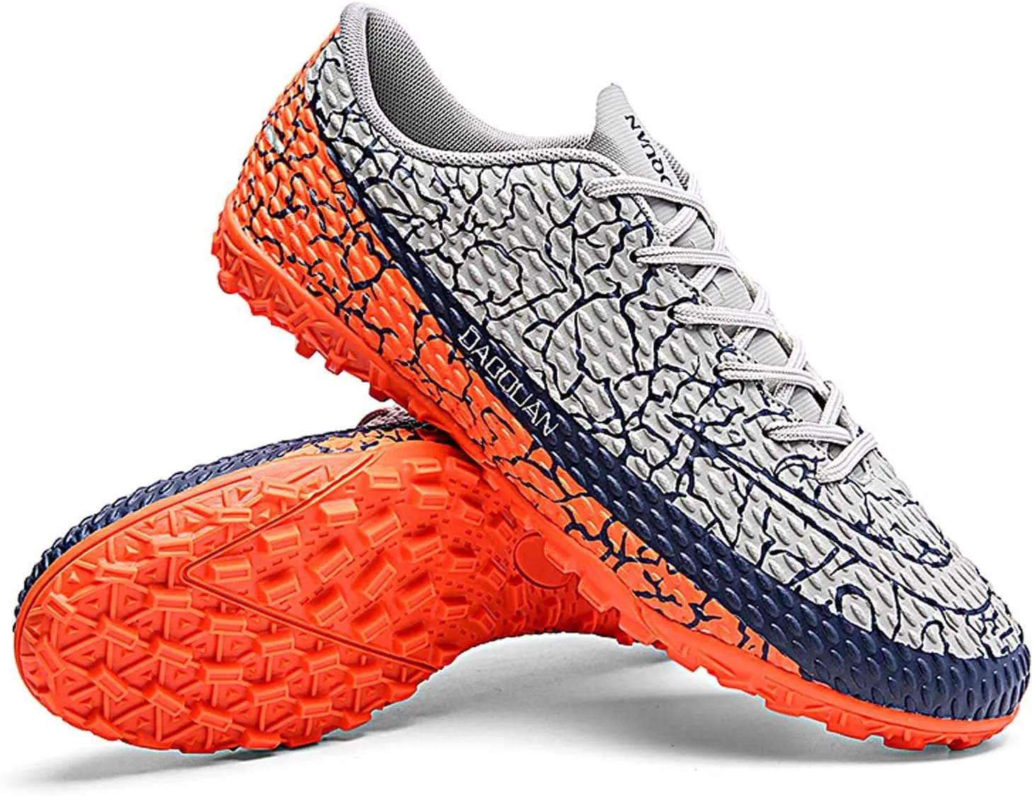Meidiastra Mens Soccer Cleats Youth Football Boots Turf Shoes Athletic Outdoor Sneaker Shoes