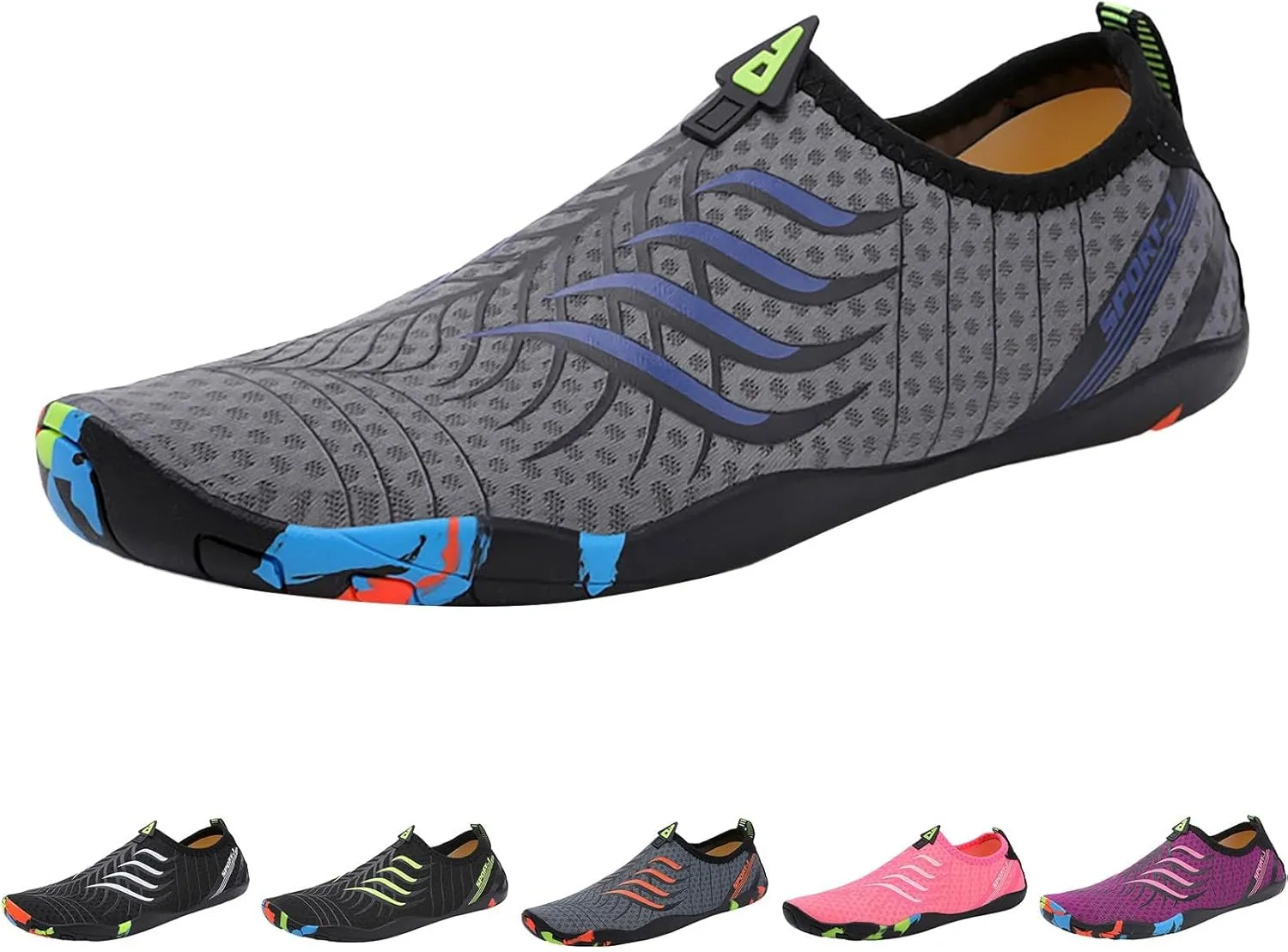 Men and Women Quick Drying Water Shoes Hiking Swimming Diving Tracing Men's Suede Classic Sneaker for Summer