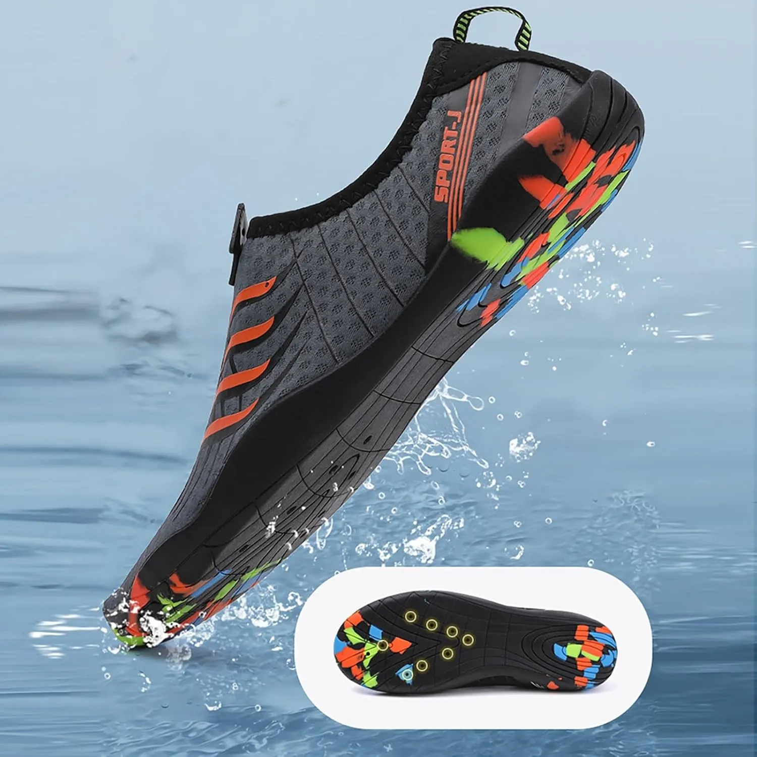 Men and Women Quick Drying Water Shoes Hiking Swimming Diving Tracing Men's Suede Classic Sneaker for Summer