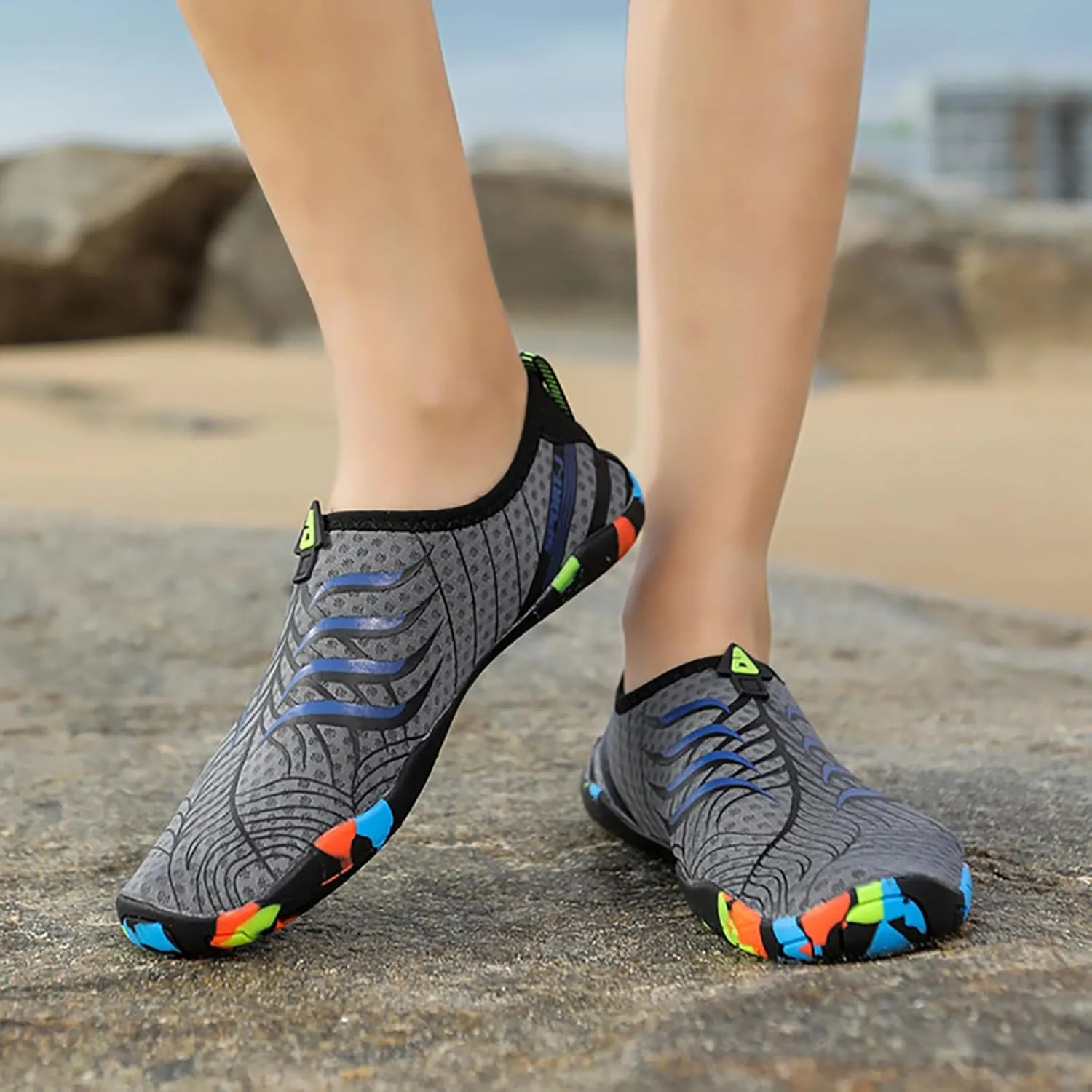 Men and Women Quick Drying Water Shoes Hiking Swimming Diving Tracing Men's Suede Classic Sneaker for Summer