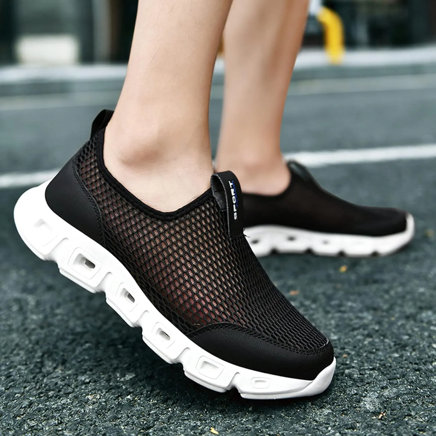 Men's Fashion Sneakers Mens Slip on Shoes Sneaker for Men Slip on Shoe for Men Sport Breathable Sneaker