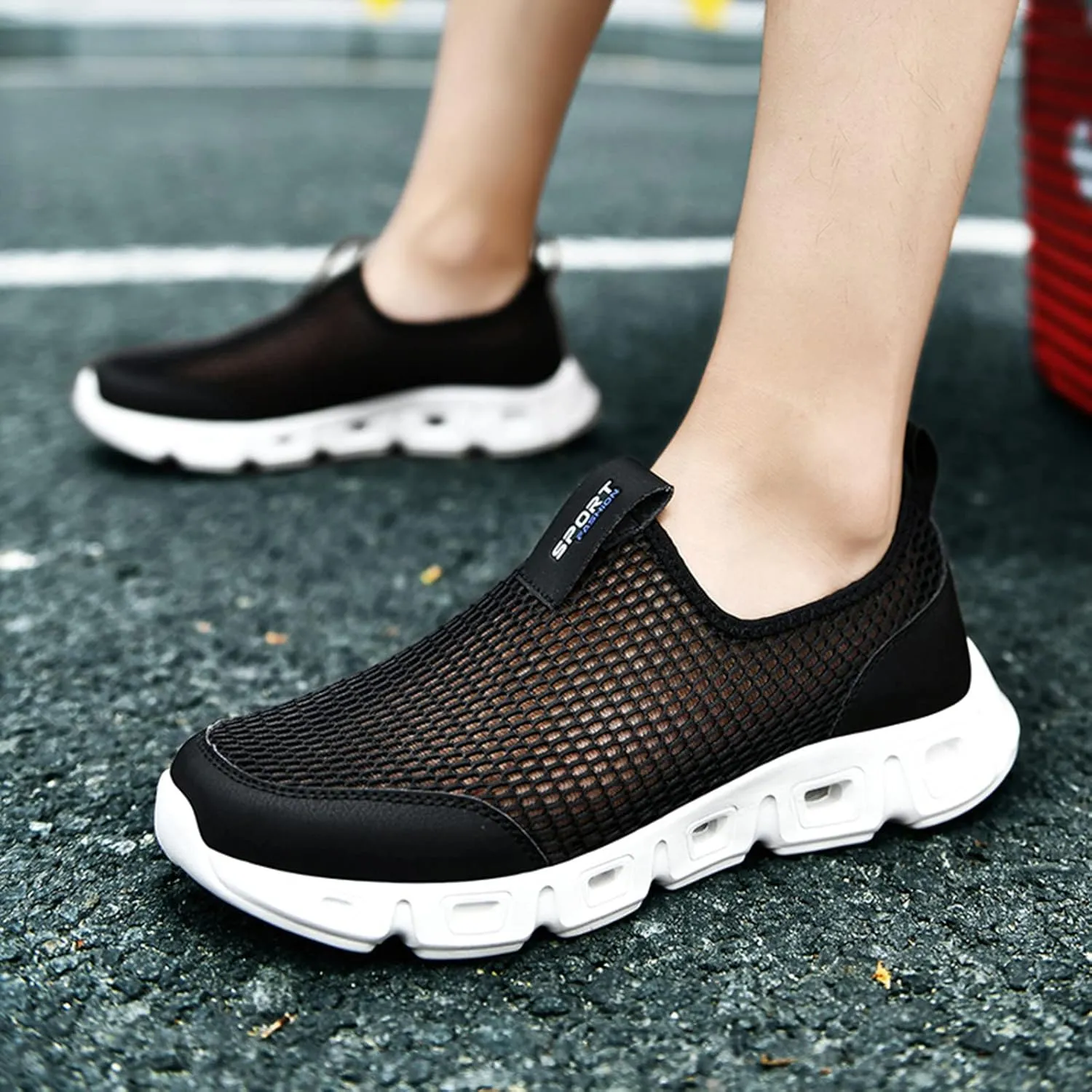 Men's Fashion Sneakers Mens Slip on Shoes Sneaker for Men Slip on Shoe for Men Sport Breathable Sneaker