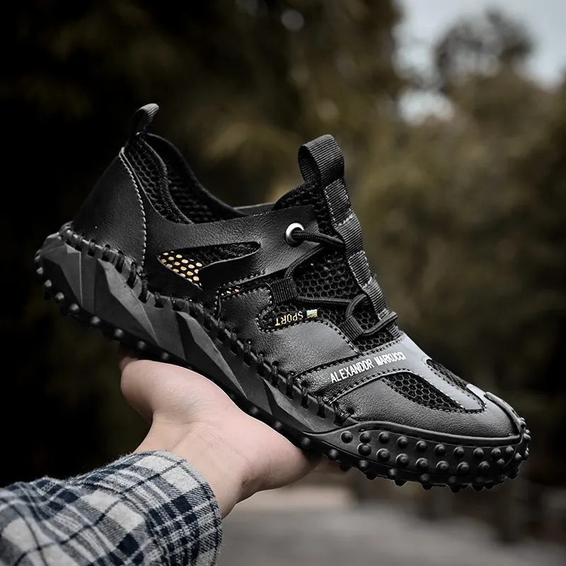 Men's Mesh Thick Sole Lightweight Outdoor Sneakers