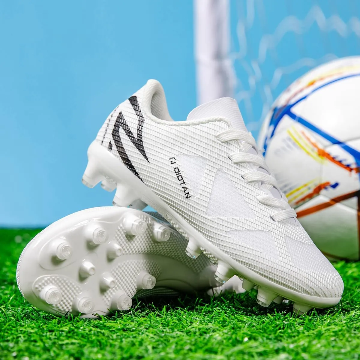 Men's Professional Competition Soccer Shoes, Artificial Turf Training Football Shoes.