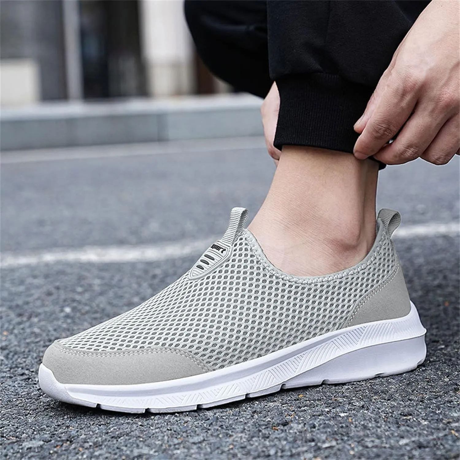 Men's Shoes Mens Tennis Shoes Slip on Shoe for Men Walking Shoe for Men Lightweight Athletic Gym Sneaker