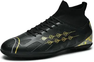Mens Soccer Shoes,High Tops Soccer Shoes, Comfortable and Durable, Breathable, Sports, Professional, Youth, Kids, Unisex Soccer Shoes, Football Shoes