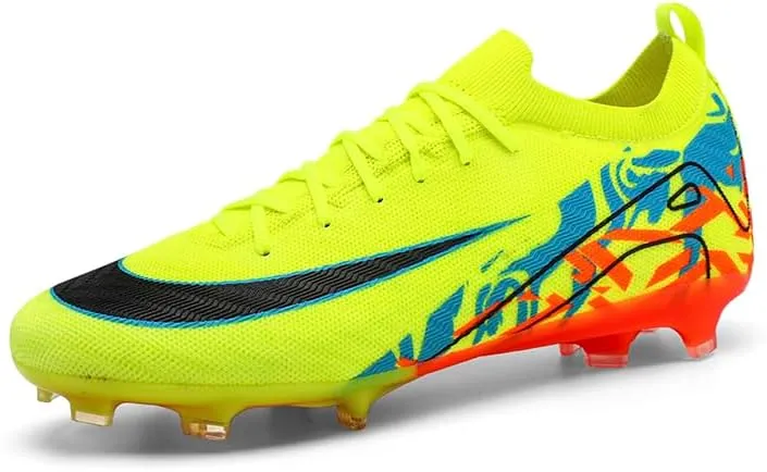 Men's Womens Turf Soccer Shoes Lightweight Comfortable Training Futsal Shoes