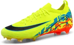 Men's Womens Turf Soccer Shoes Lightweight Comfortable Training Futsal Shoes