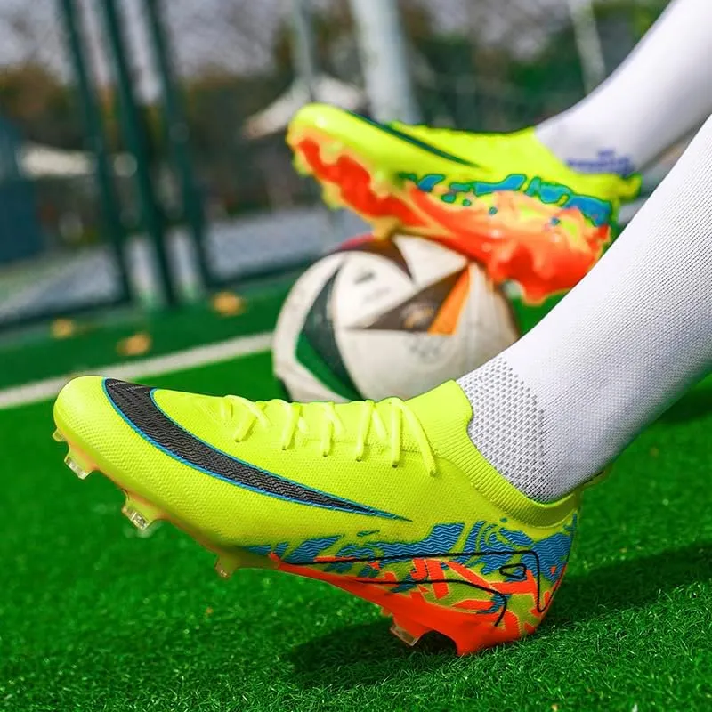 Men's Womens Turf Soccer Shoes Lightweight Comfortable Training Futsal Shoes