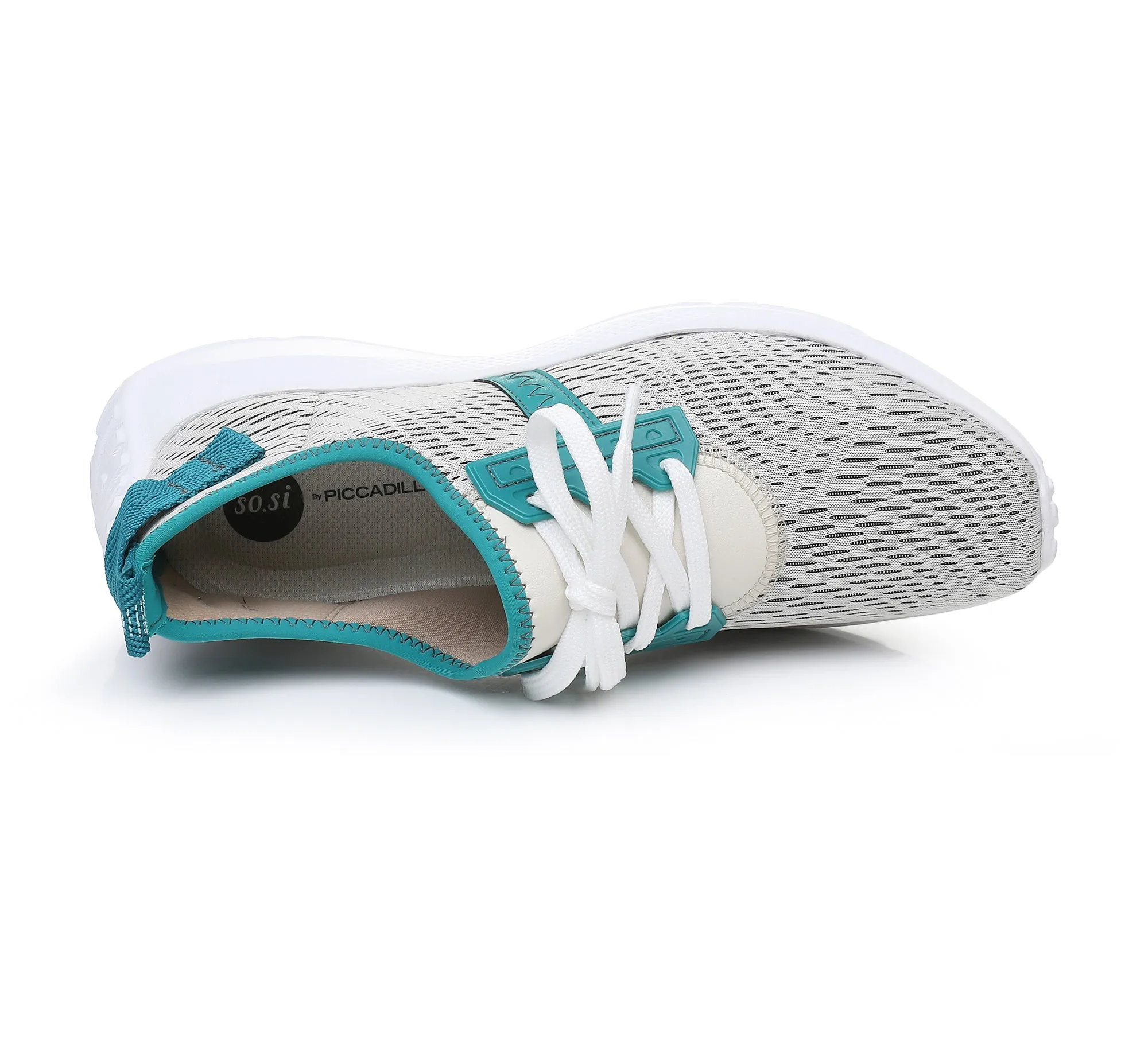 Metropolitan Chunk Lace-Ups Off-white-Green (S023003-1-G)