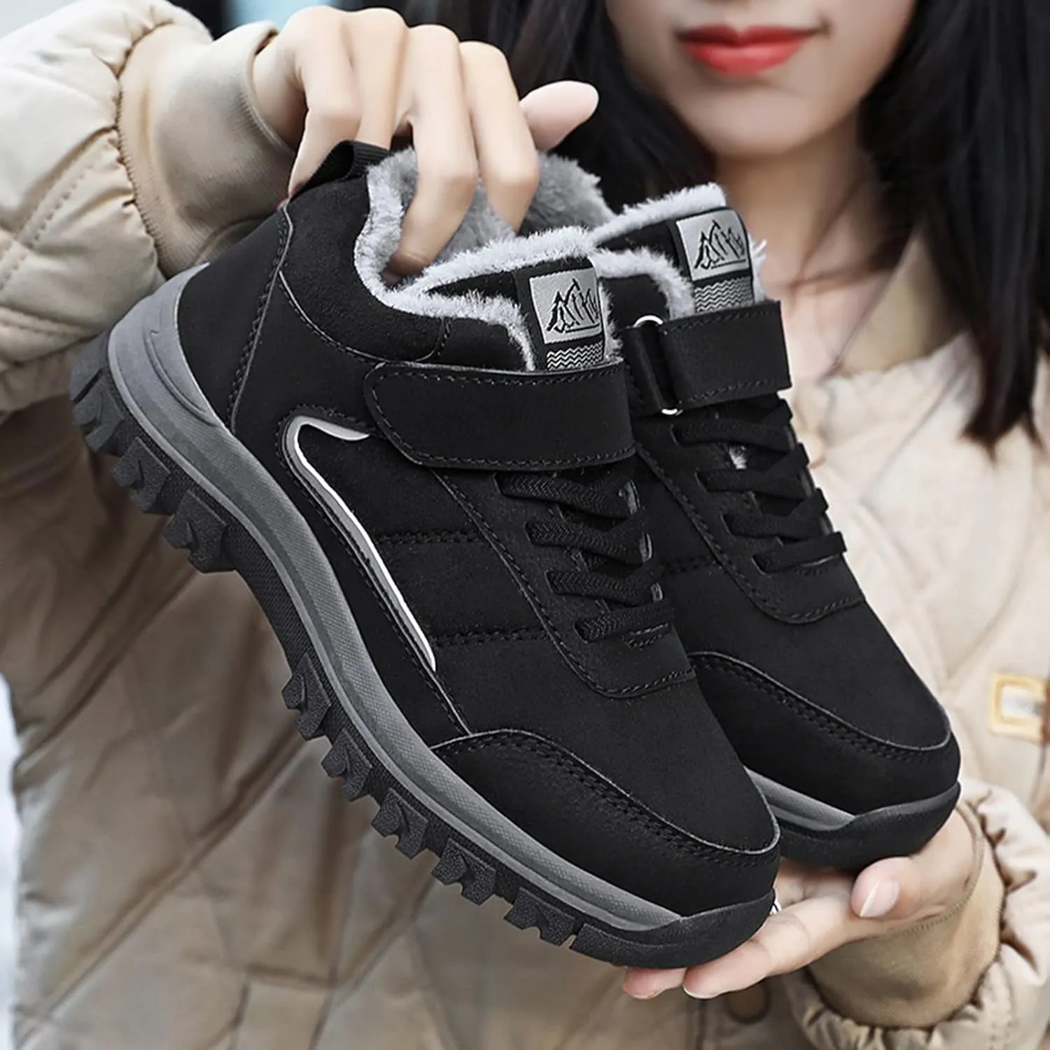 Mid Calf Winter Boots for Women Waterproof with Zipper Size 9.5 Wide Snow Booties for Women 2023 Winter Boots for Women Waterproof Zipper Womens Snow Shoes Waterproof Women Winter Wide Width Boot