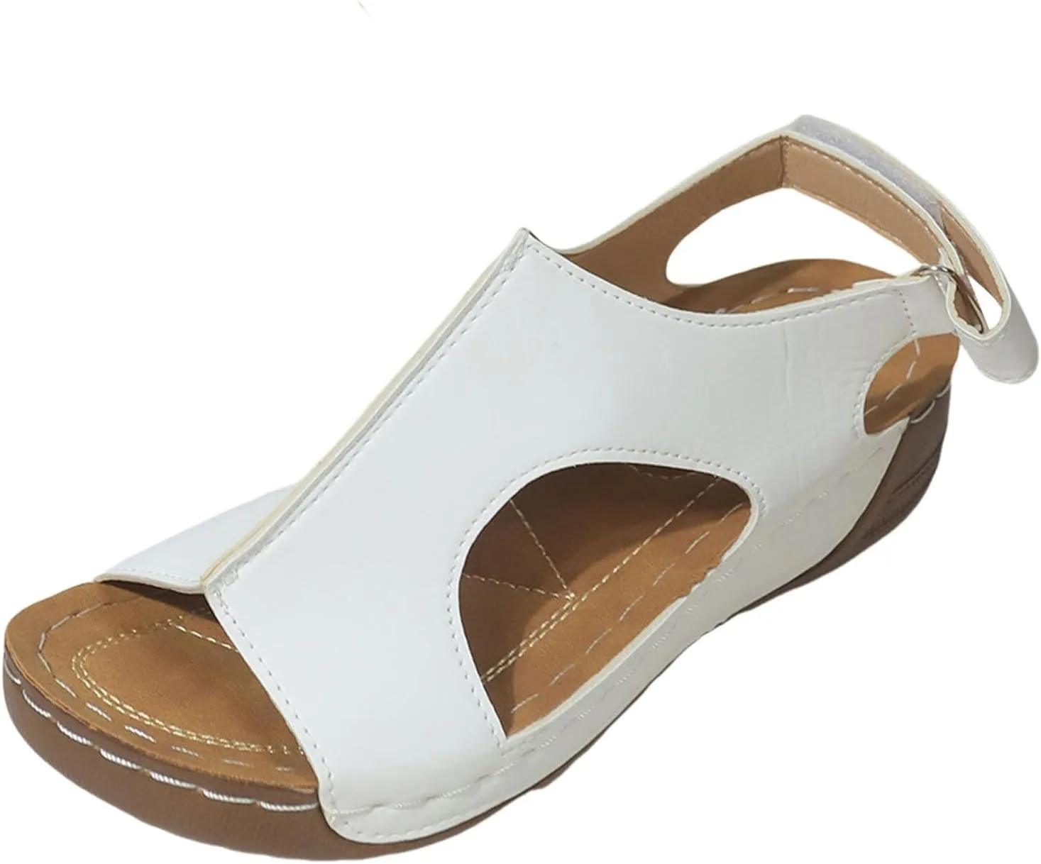 Orthopedic Sandals for Women Arch Support Walking Sandals Comfortable Platform Wedge Sandals Dressy Summer Sandals