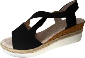 Orthopedic Sandals for Women Dressy Comfortable Wide Width Summer Walking Sandals with Arch Support Orthotic Slides Shoes