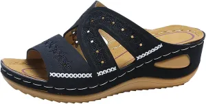 Orthopedic Sandals for Women, Women Dressy Summer Comfortable Sandals Wedge Sandals Arch Support Flip Flops Sandals