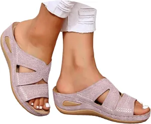 Orthopedic Sandals for Women, Women Dressy Summer Comfortable Sandals with Arch Support Walking Sandals Flip Flops Sandals