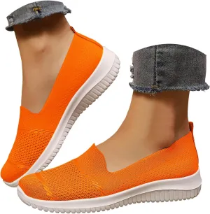 Orthopedic Shoes for Women 2025,Womens Wide Width Breathable Walking Comfortable Slip on Sneakers Non Slip Lightweight Sneakers