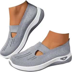 Orthopedic Sneakers for Women 2025 Slip on Sneaker Womens Lightweight Breathable Walking Shoes Orthotic Tennis Arch Support Comfort Walk Shoe for Workout Travelling